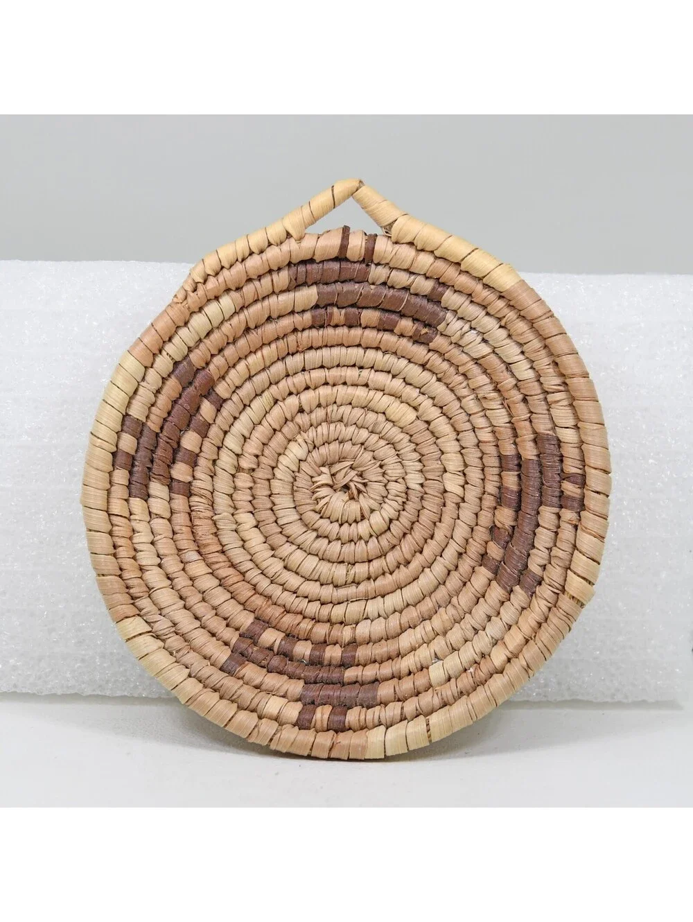 Hopi Native American Coiled Basket Mini 3.5